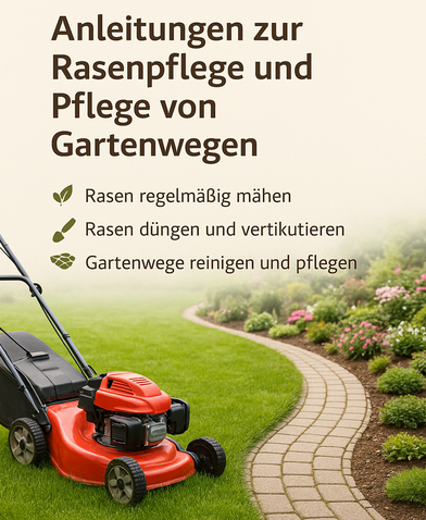 Rasen & Wege in Bestform – So gelingt die Gartenpflege mit Charme und Köpfchen