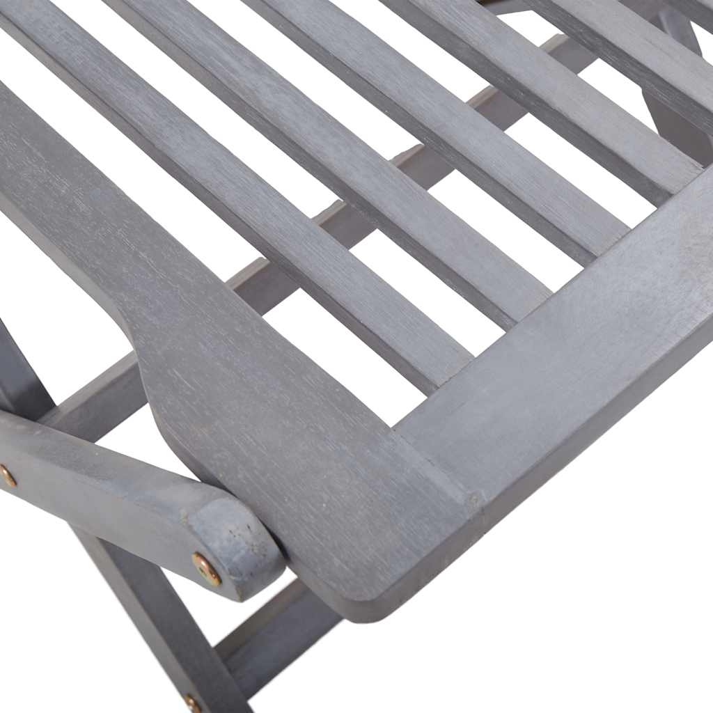 vidaXL Klappbare Gartenstühle 4 Stk. Massivholz Akazie