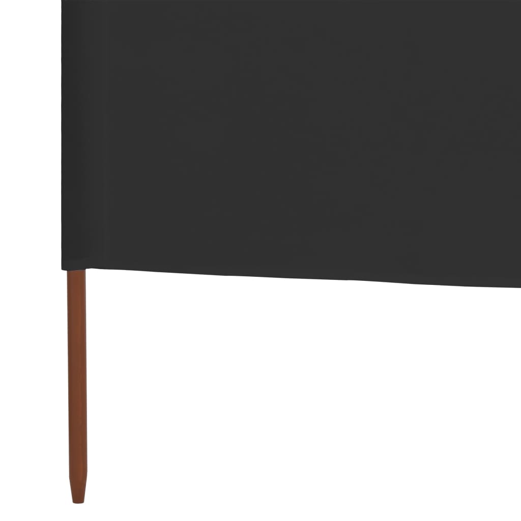 vidaXL 3-teiliges Windschutzgewebe 400 x 160 cm Anthrazit