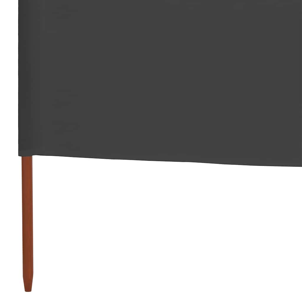 vidaXL 9-teiliges Windschutzgewebe 1200 x 160 cm Anthrazit