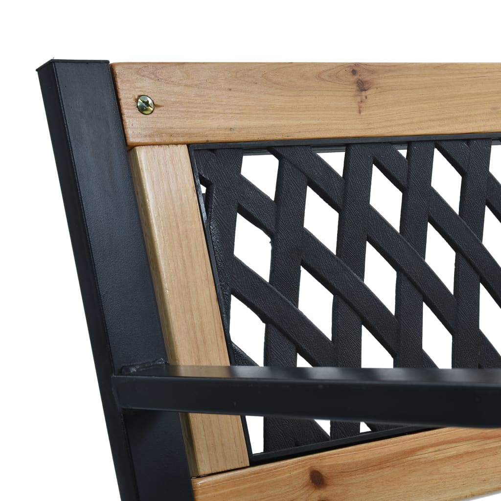 vidaXL Gartenbank 120 cm Holz
