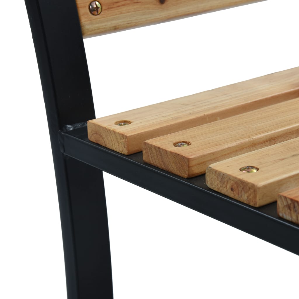 vidaXL Gartenbank 120 cm Holz