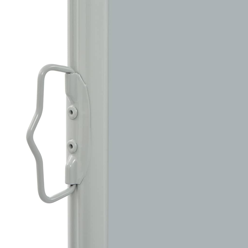 vidaXL Ausziehbare Seitenmarkise 80×300 cm Grau