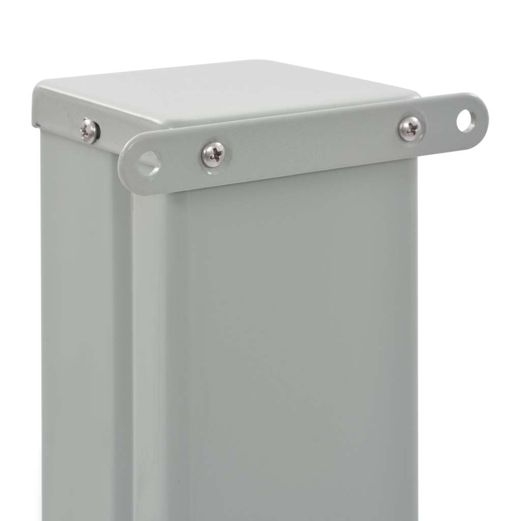 vidaXL Ausziehbare Seitenmarkise 80×300 cm Grau