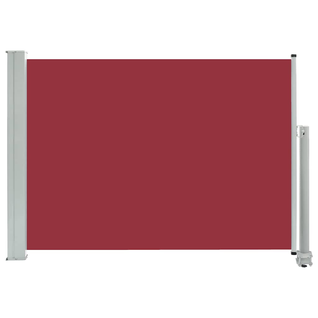 vidaXL Ausziehbare Seitenmarkise 80×300 cm Rot