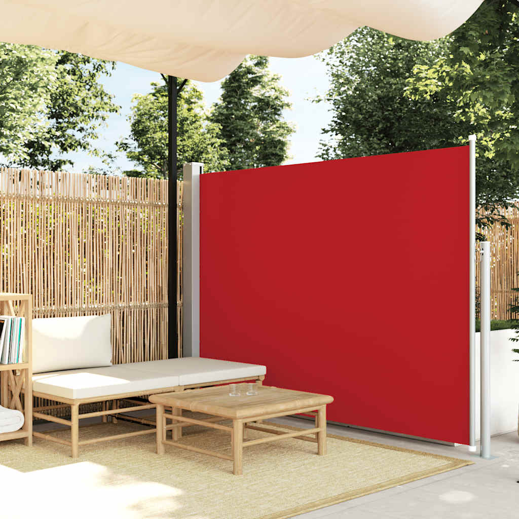 vidaXL Ausziehbare Seitenmarkise 170×300 cm Rot