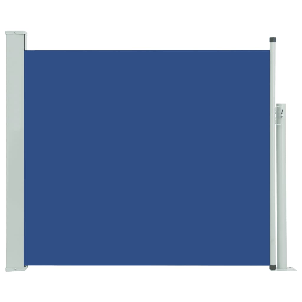 vidaXL Ausziehbare Seitenmarkise 100x300 cm Blau