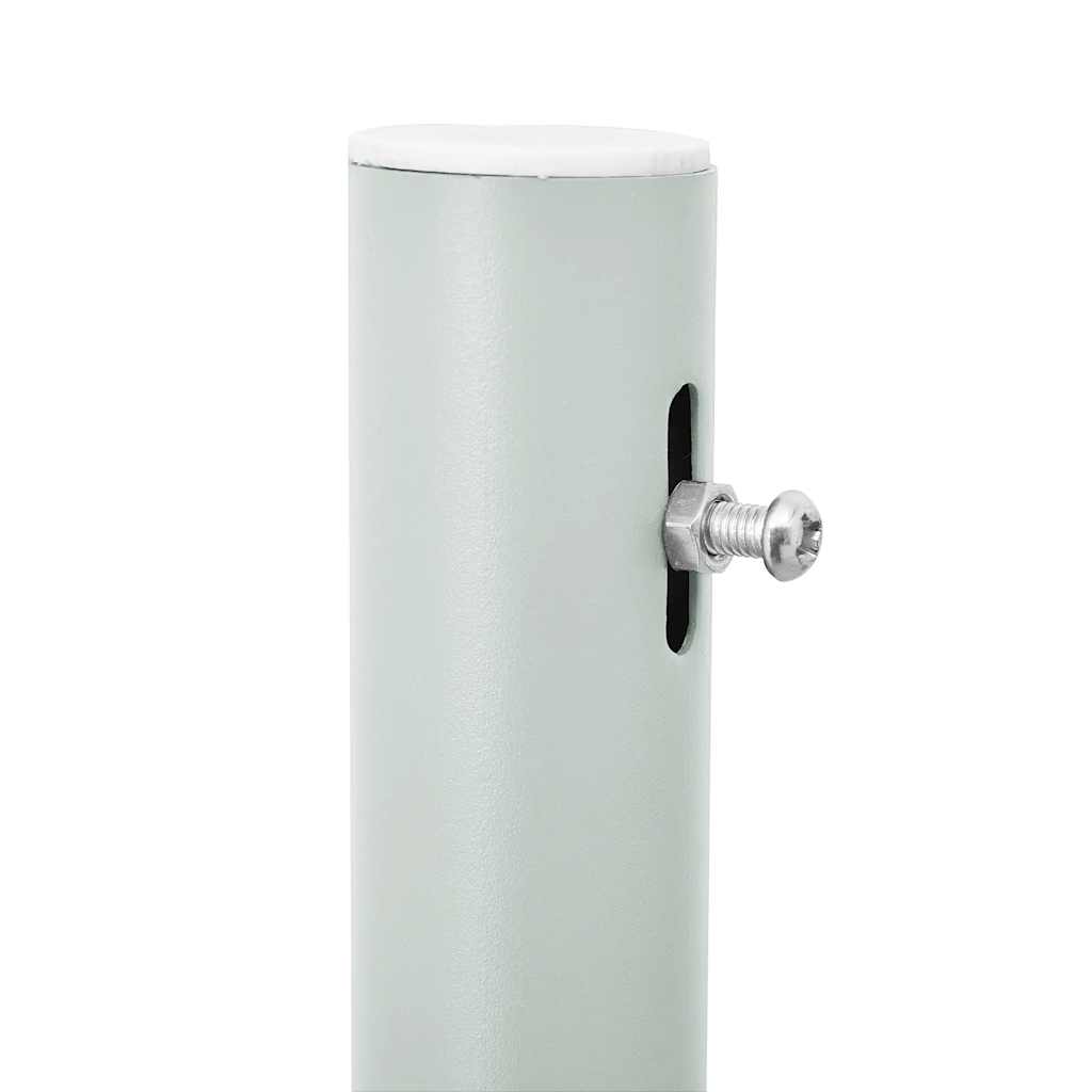 vidaXL Ausziehbare Seitenmarkise 100×500 cm Grau