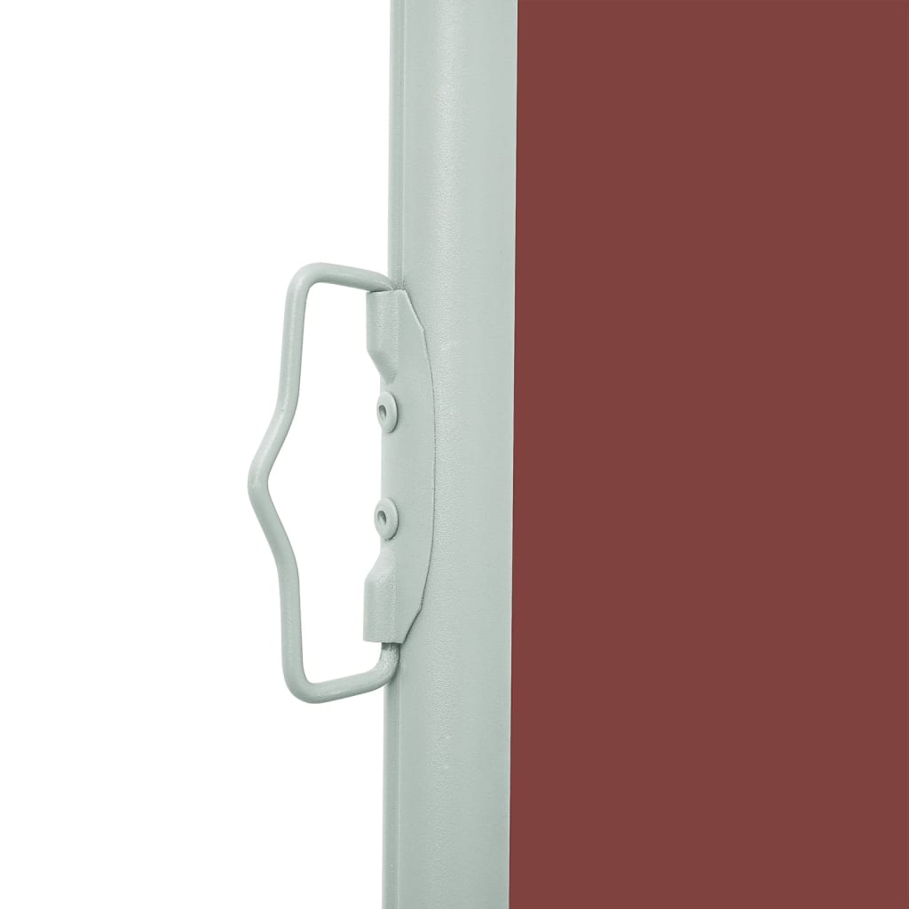 vidaXL Ausziehbare Seitenmarkise 120×500 cm Braun