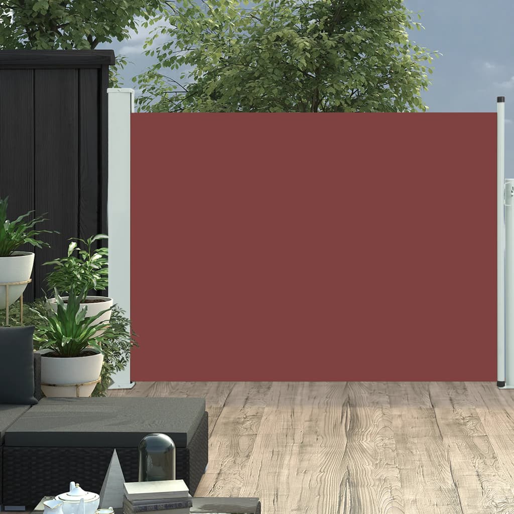 vidaXL Ausziehbare Seitenmarkise 120×500 cm Braun