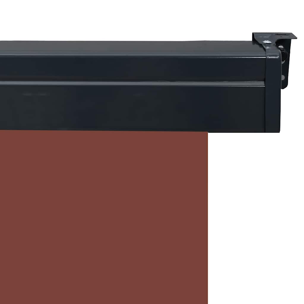 vidaXL Balkon-Seitenmarkise 145x250 cm Braun