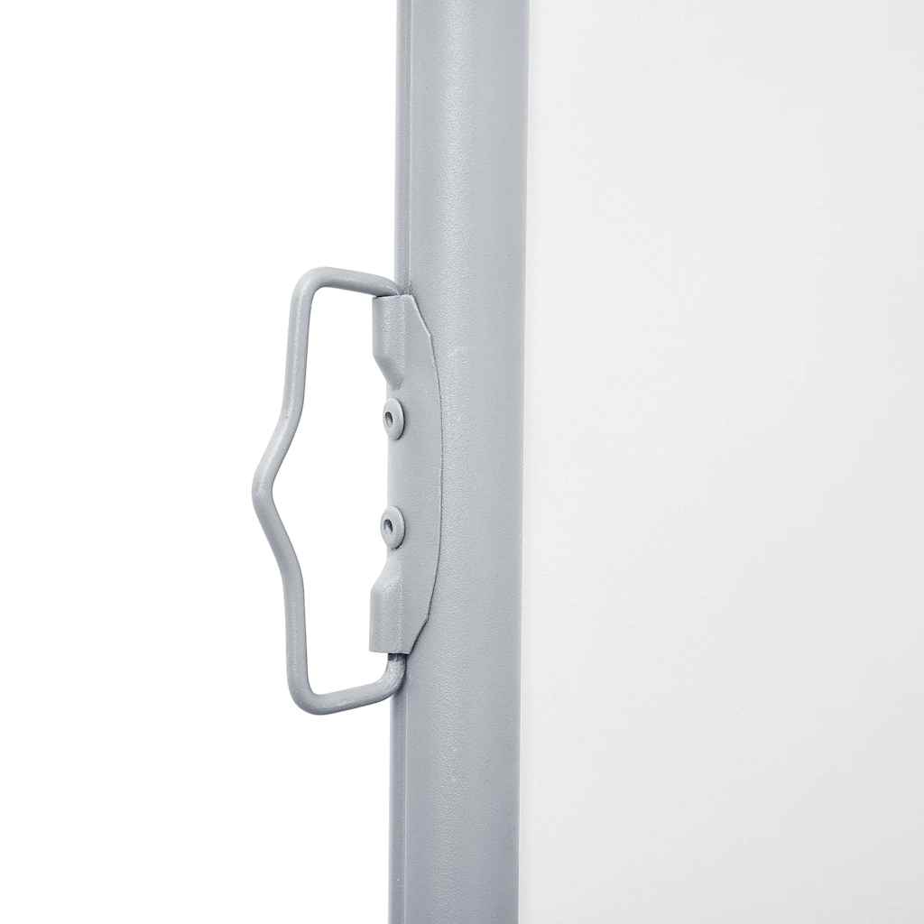 vidaXL Ausziehbare Seitenmarkise Cremeweiß 100 x 600 cm