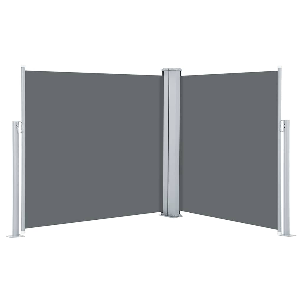 vidaXL Ausziehbare Seitenmarkise Anthrazit 100 x 600 cm