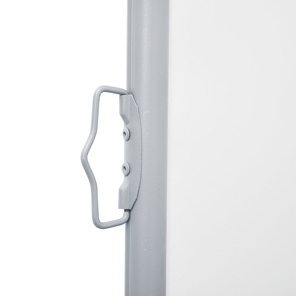 vidaXL Ausziehbare Seitenmarkise Creme 140 x 600 cm