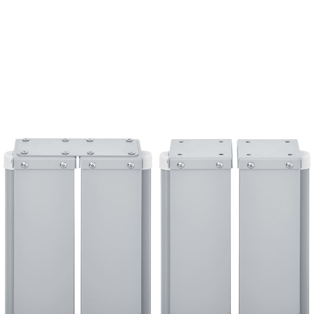 vidaXL Ausziehbare Seitenmarkise Creme 140 x 600 cm