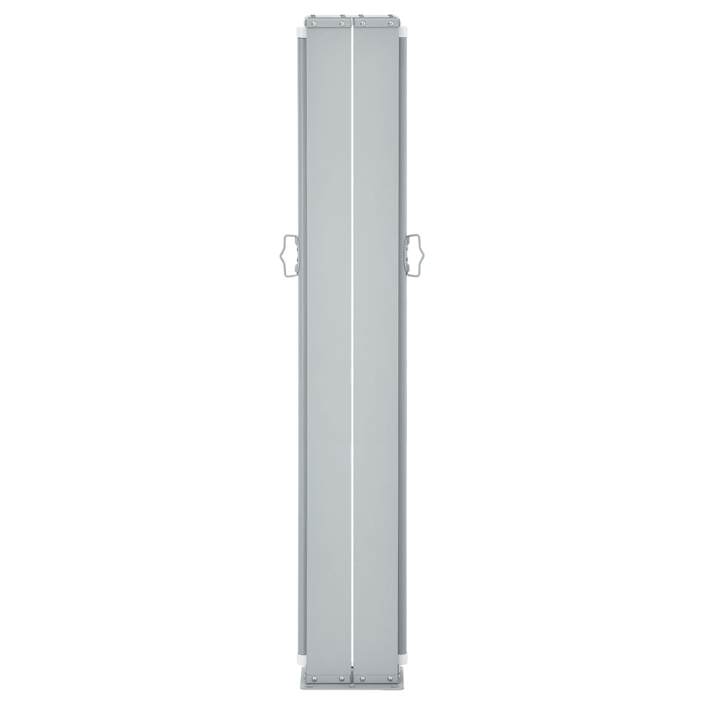 vidaXL Ausziehbare Seitenmarkise Doppelt 170 x 600 cm Schwarz