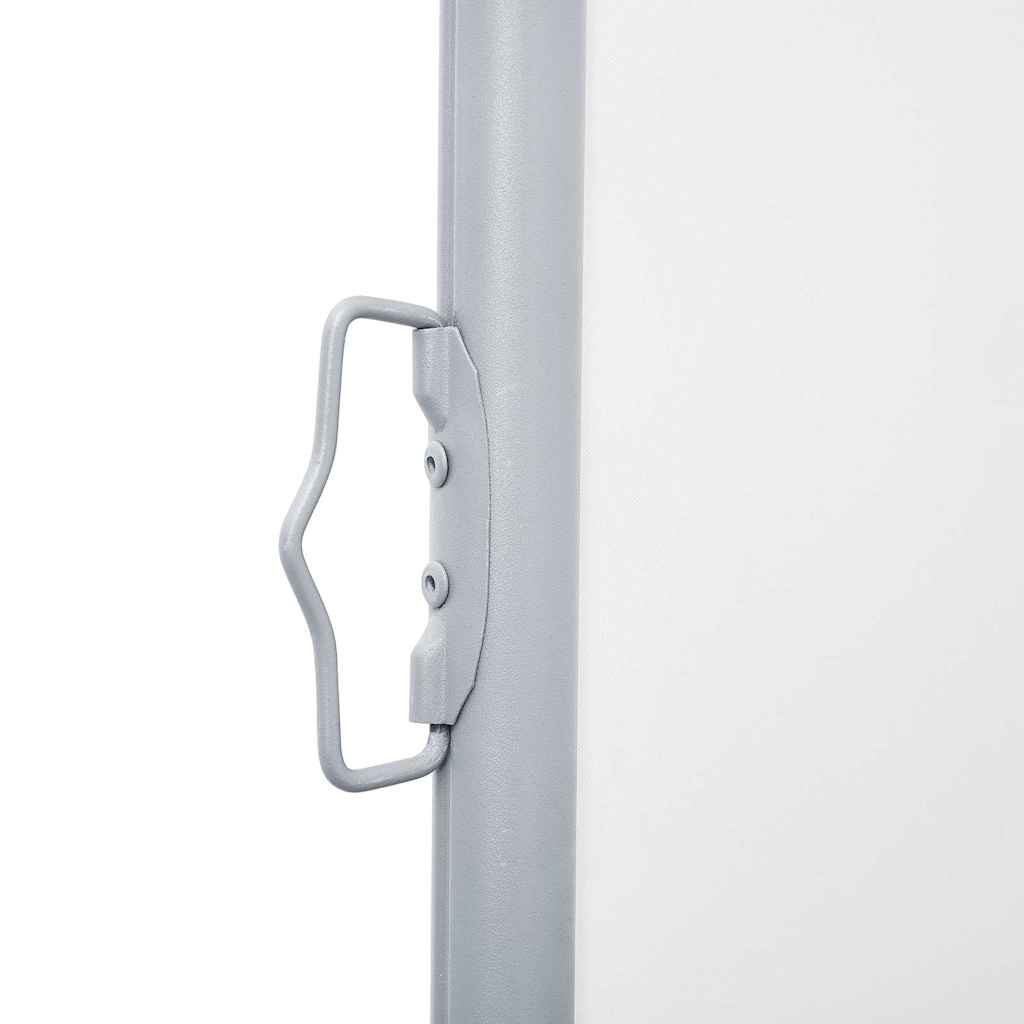 vidaXL Ausziehbare Seitenmarkise Creme 140 x 1000 cm