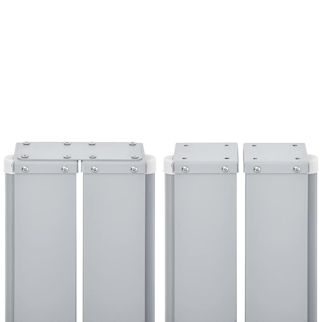 vidaXL Ausziehbare Seitenmarkise Blau 140 x 1000 cm