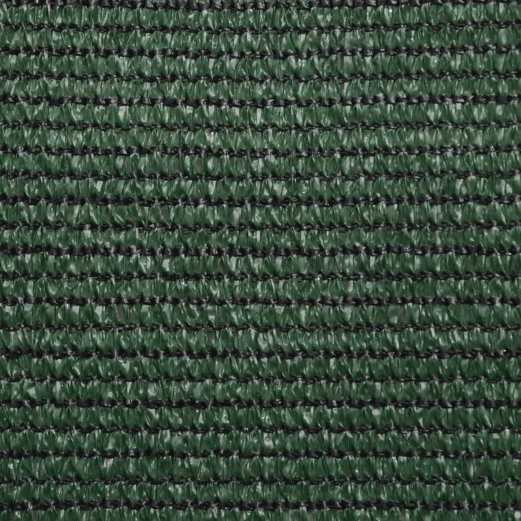 vidaXL Sonnensegel 160 g/m² Dunkelgrün 3x4x4 m HDPE