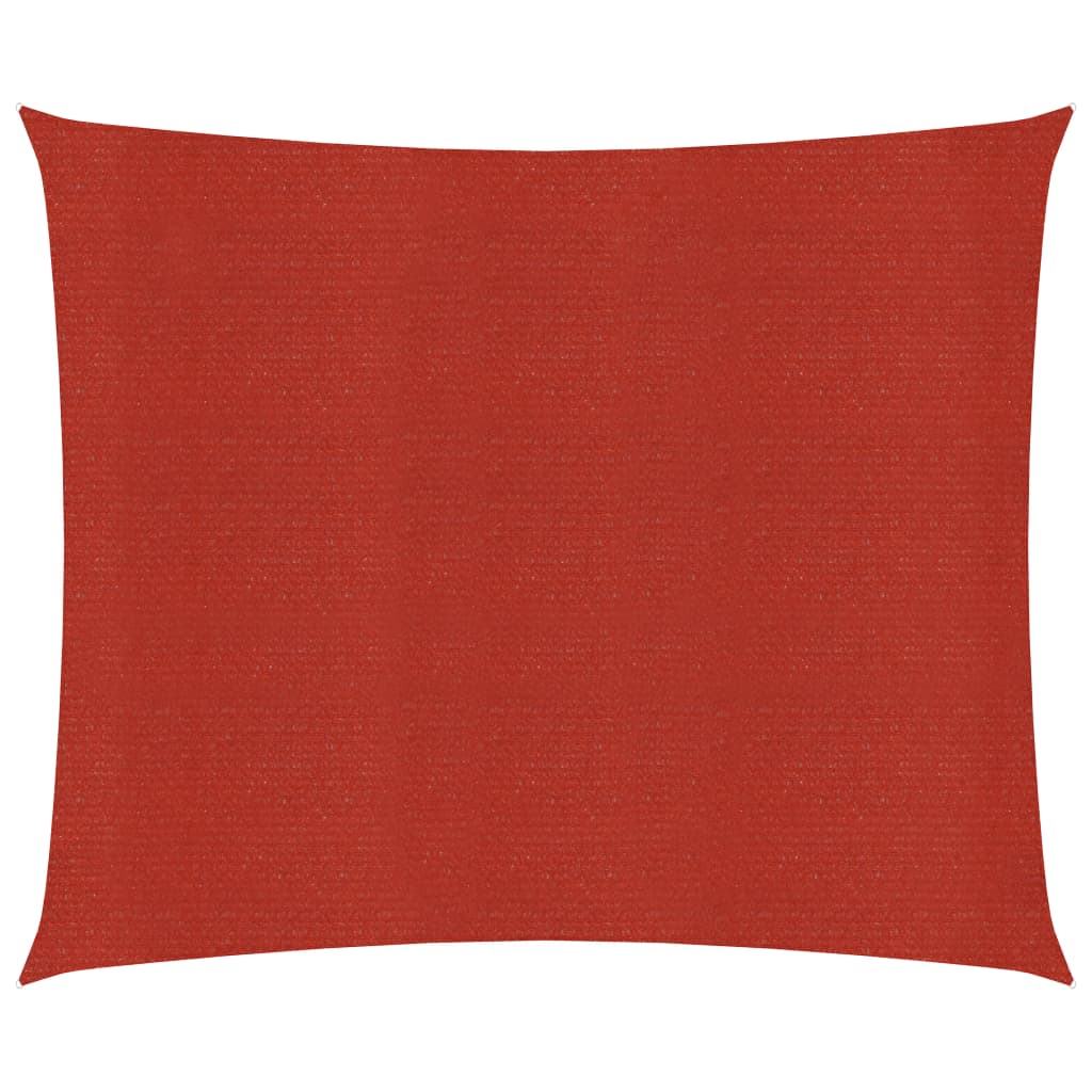vidaXL Sonnensegel 160 g/m² Rot 4x4 m HDPE