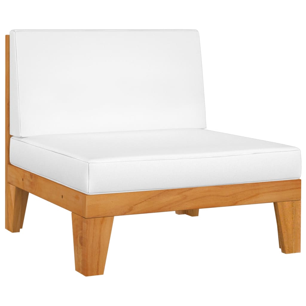 vidaXL 8-tlg. Garten-Lounge-Set mit Kissen Massivholz Akazie