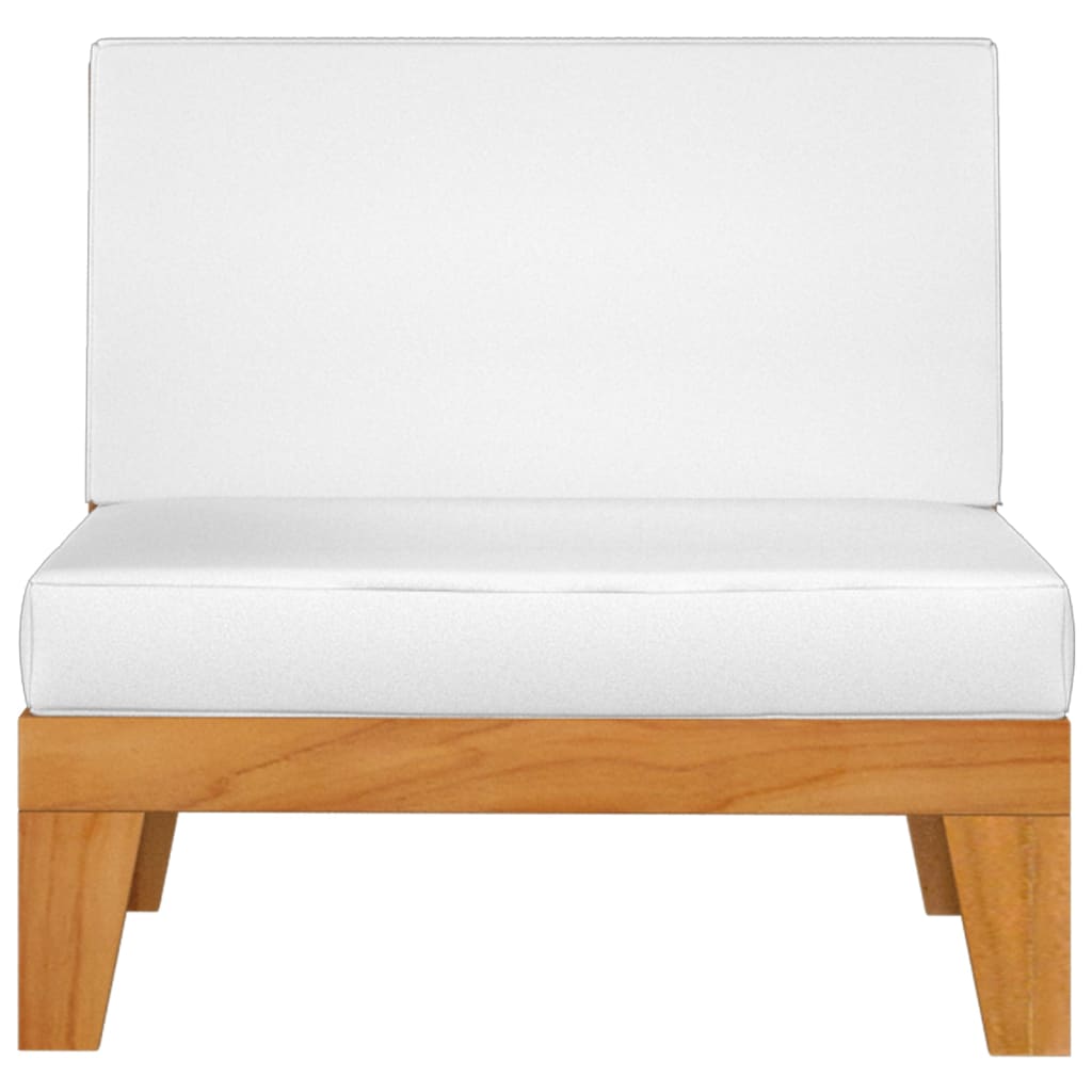 vidaXL 8-tlg. Garten-Lounge-Set mit Kissen Massivholz Akazie