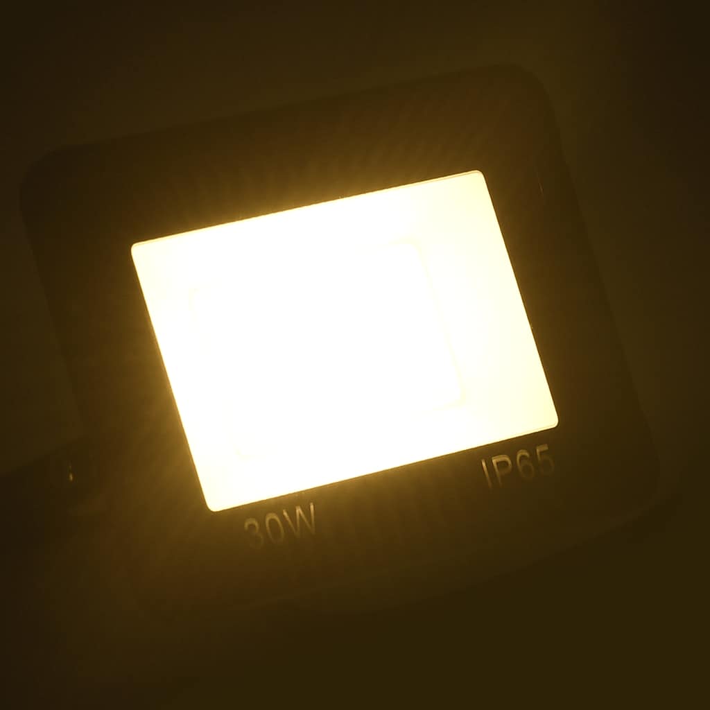 vidaXL LED-Fluter 30 W Warmweiß