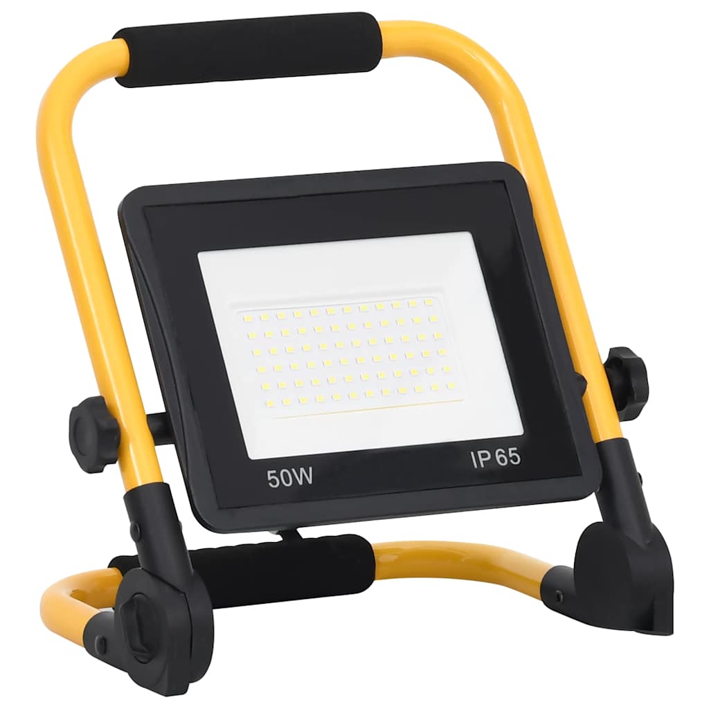 vidaXL LED-Fluter mit Handgriff 50 W Kaltweiß