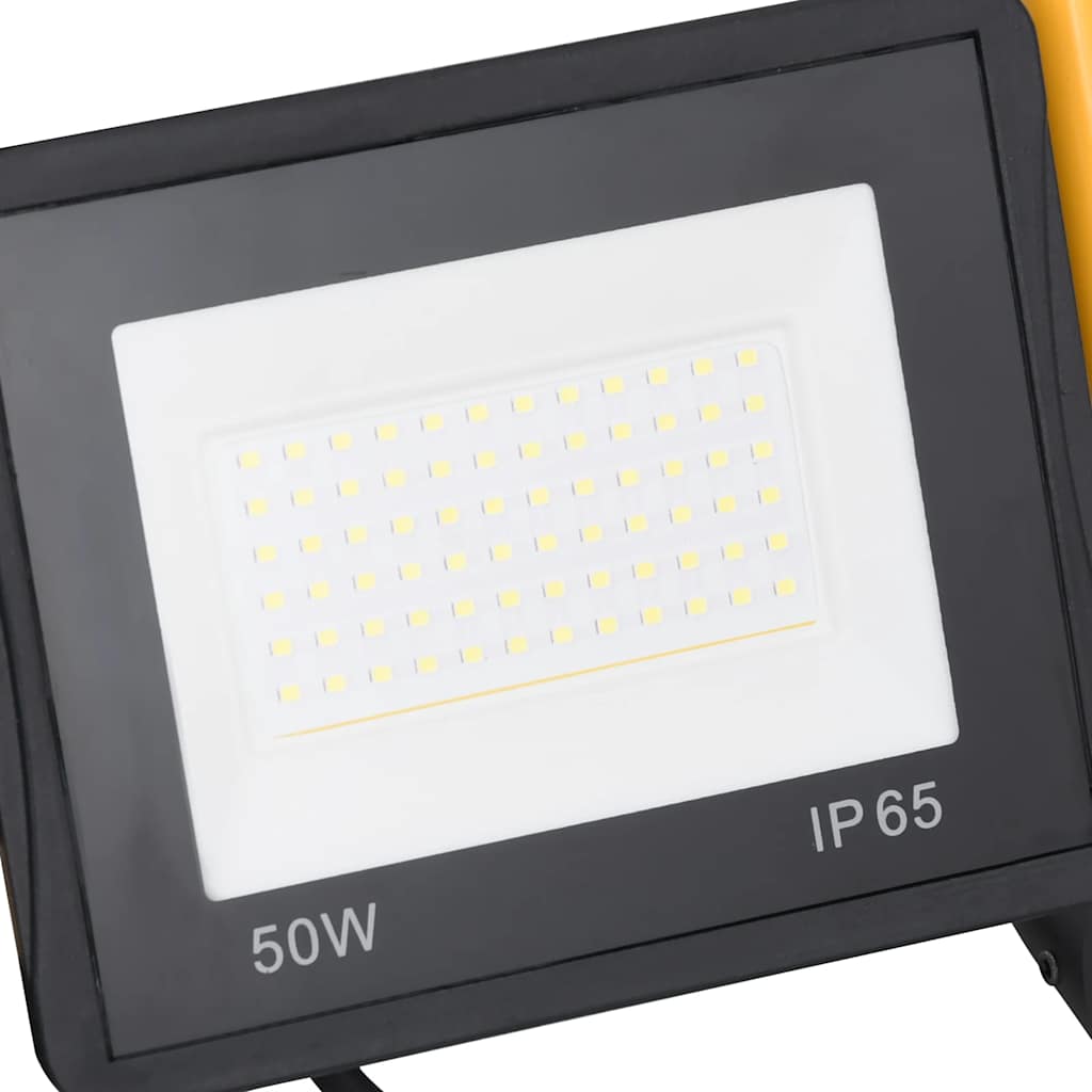 vidaXL LED-Fluter mit Handgriff 50 W Kaltweiß