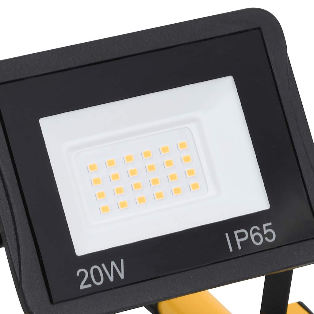 vidaXL LED-Fluter mit Handgriff 2x20 W Kaltweiß