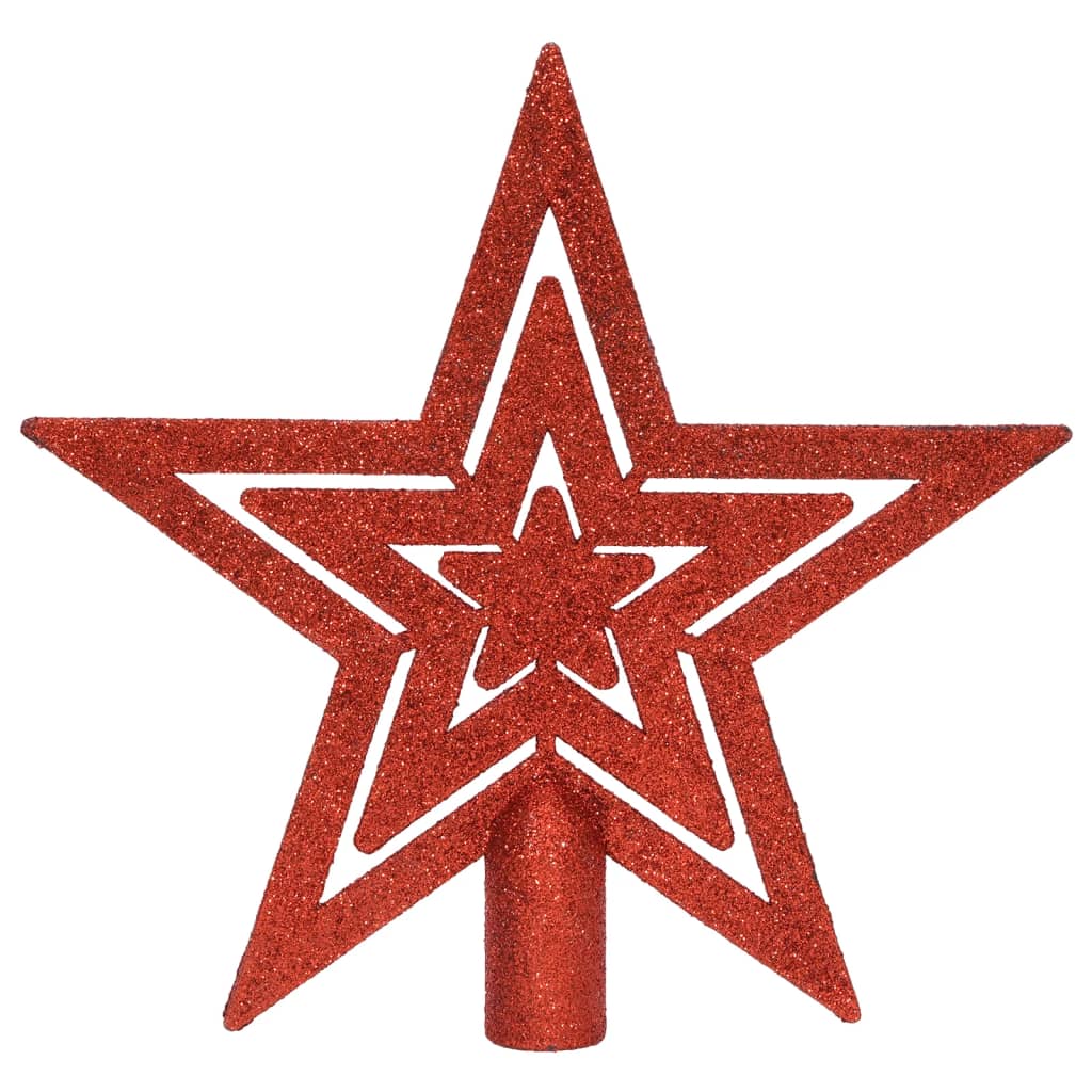 vidaXL 108-tlg. Weihnachtskugel-Set Rot und Weiß