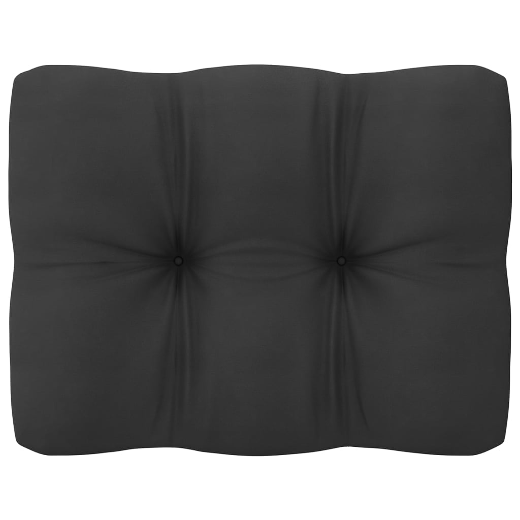 vidaXL 4-Sitzer-Gartensofa mit Kissen Kiefer Massivholz