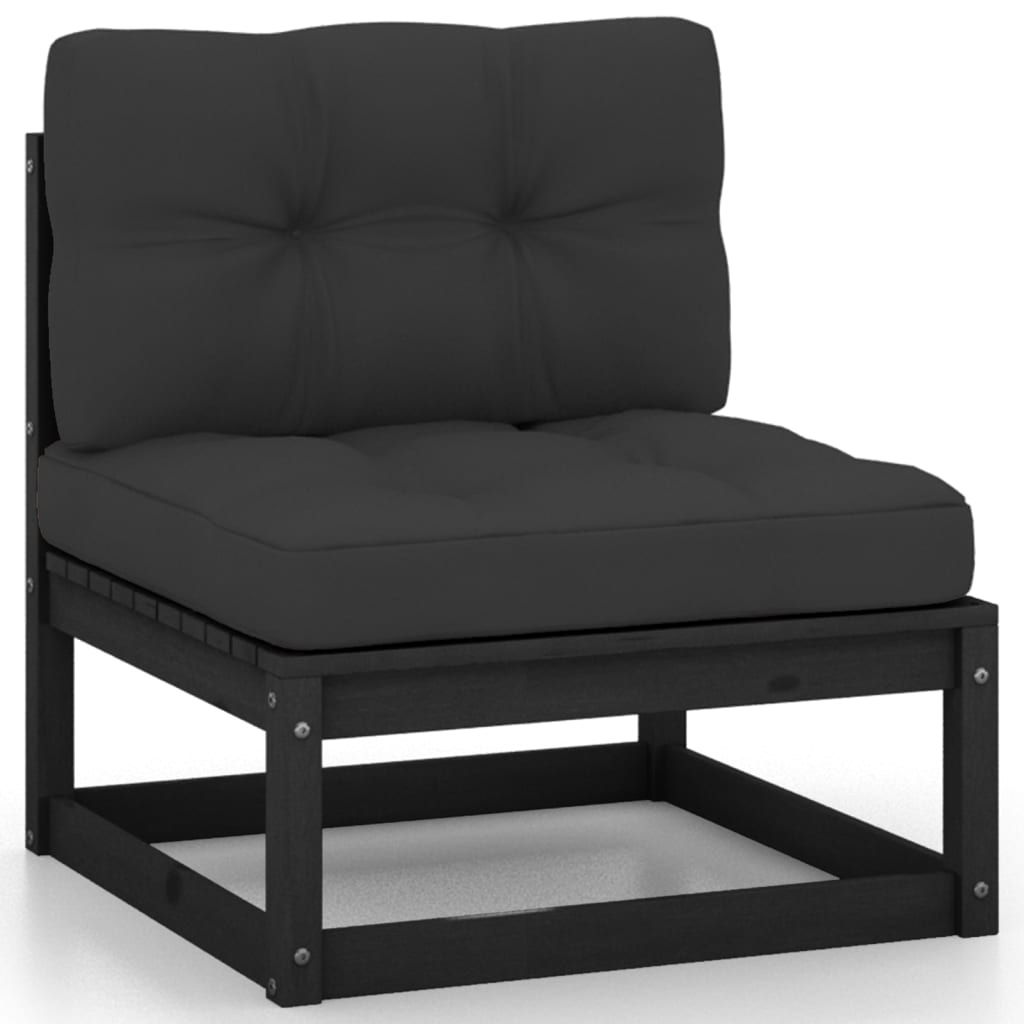 vidaXL 8-tlg. Garten-Lounge-Set mit Kissen Massivholz Kiefer