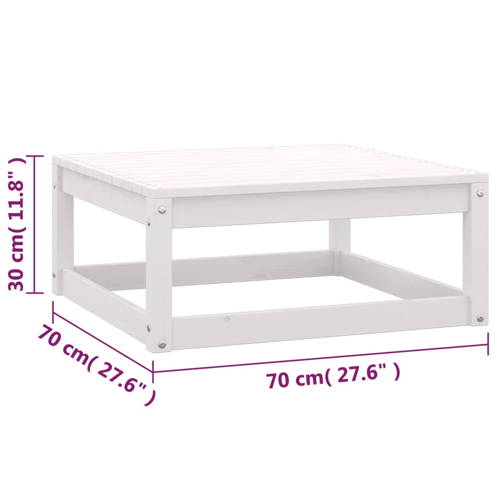 vidaXL 8-tlg. Garten-Lounge-Set mit Kissen Massivholz Kiefer