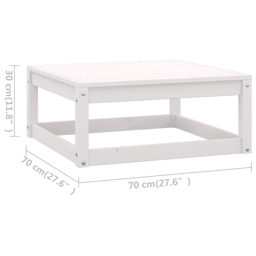 vidaXL 8-tlg. Garten-Lounge-Set mit Kissen Massivholz Kiefer