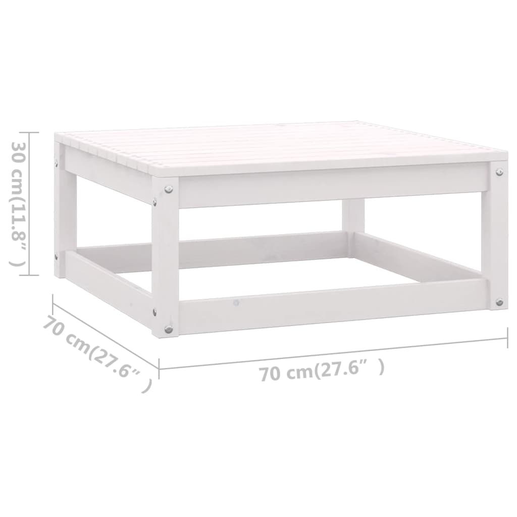 vidaXL 8-tlg. Garten-Lounge-Set mit Kissen Massivholz Kiefer