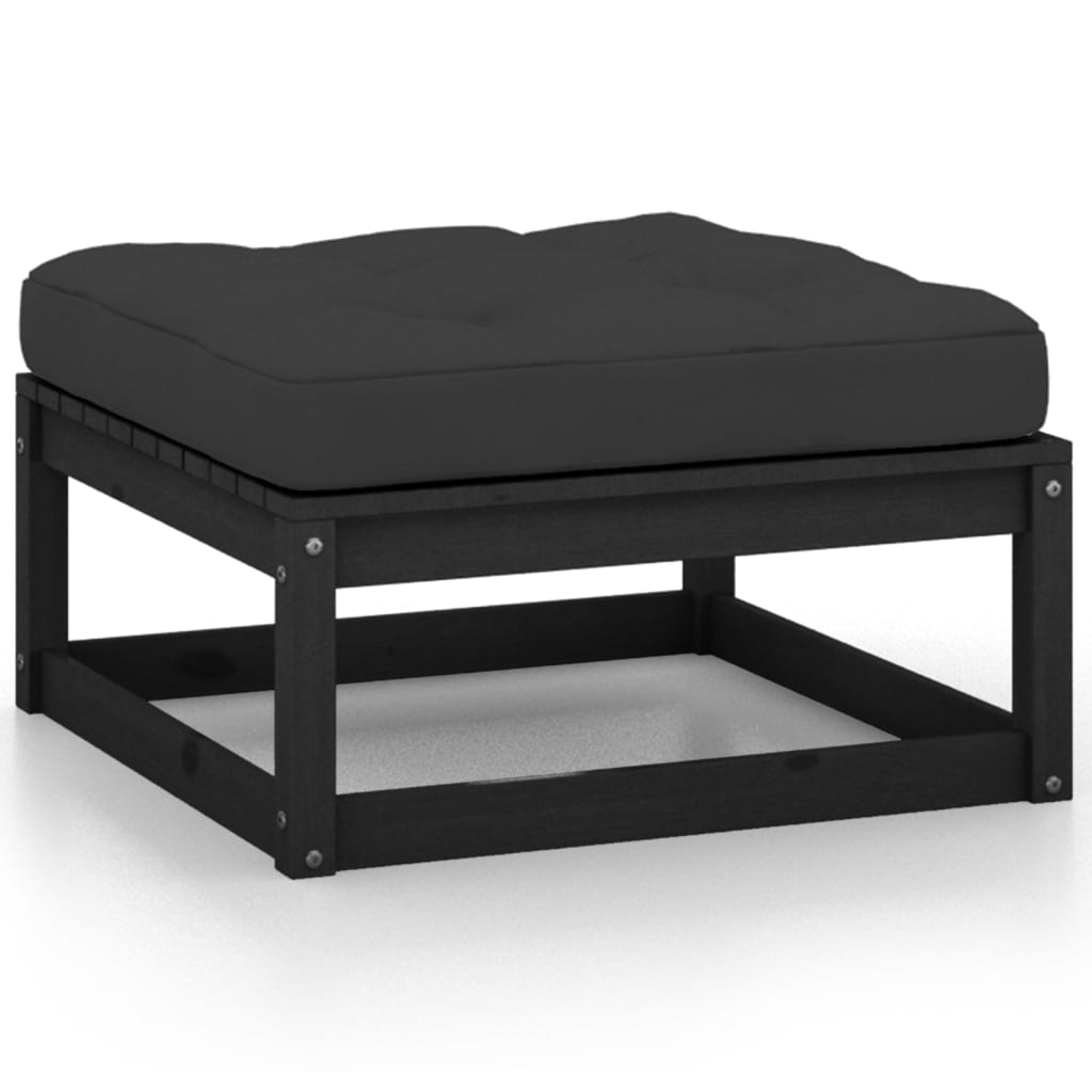 vidaXL 8-tlg. Garten-Lounge-Set mit Kissen Massivholz Kiefer