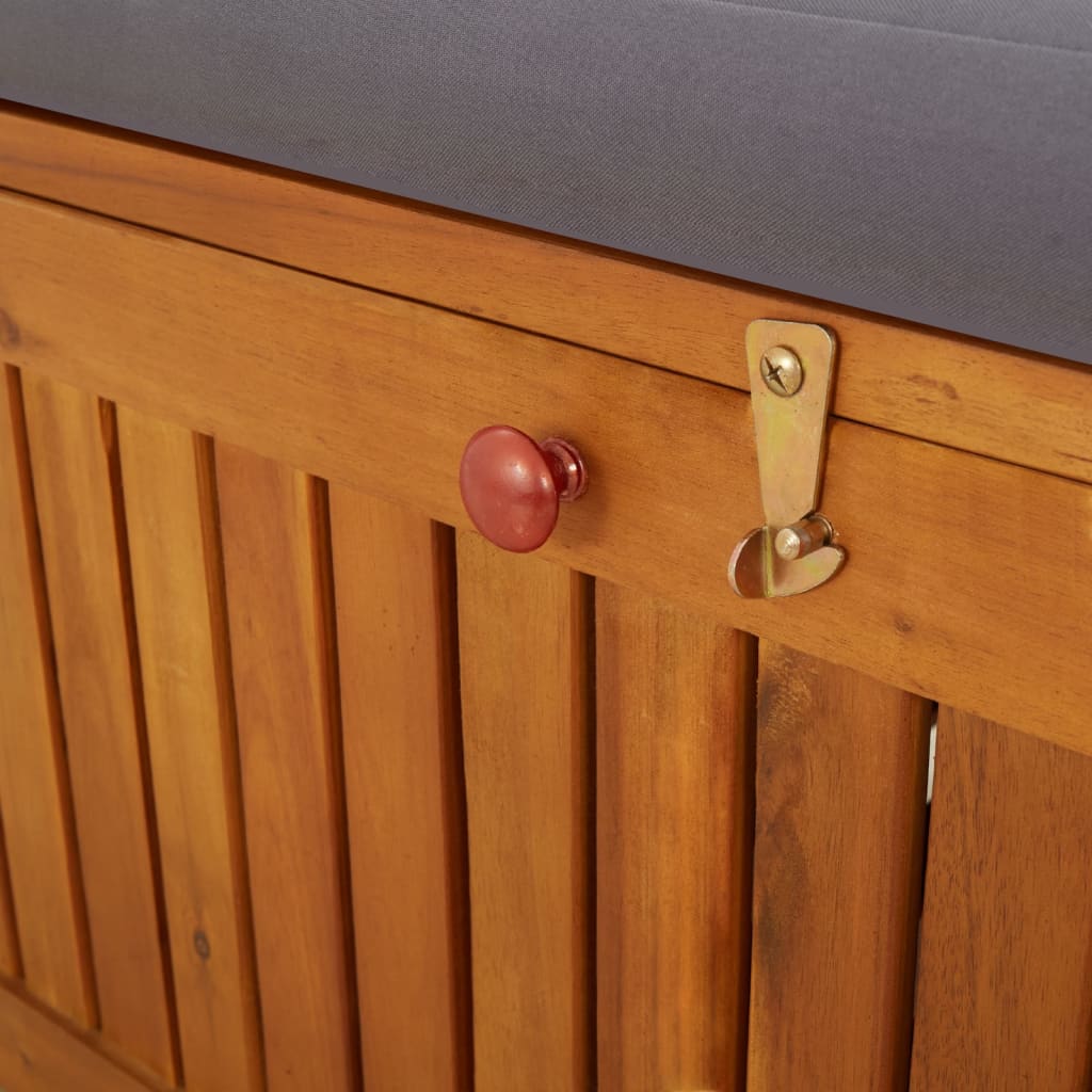vidaXL Truhenbank mit Kissen 148 cm Massivholz Akazie