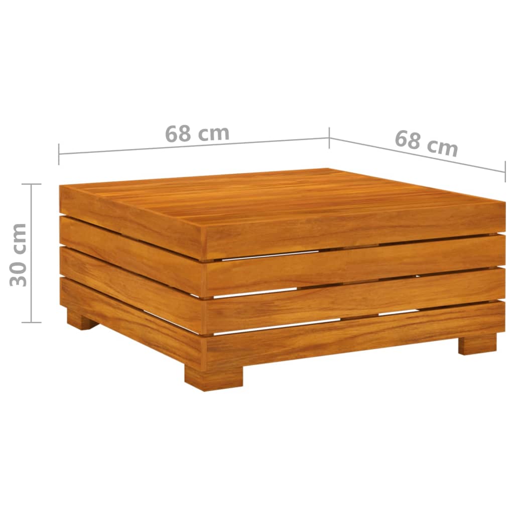 vidaXL 8-tlg. Garten-Lounge-Set mit Kissen Massivholz Akazie