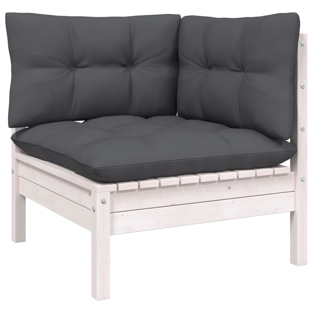 vidaXL 8-tlg. Garten-Lounge-Set mit Kissen Kiefer Massivholz