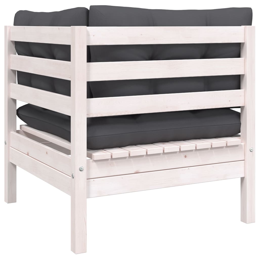 vidaXL 8-tlg. Garten-Lounge-Set mit Kissen Kiefer Massivholz
