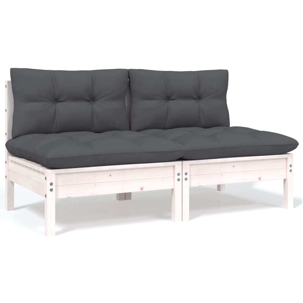 vidaXL 8-tlg. Garten-Lounge-Set mit Kissen Kiefer Massivholz