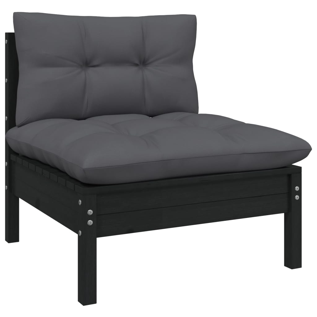 vidaXL 8-tlg. Garten-Lounge-Set mit Kissen Kiefer Massivholz