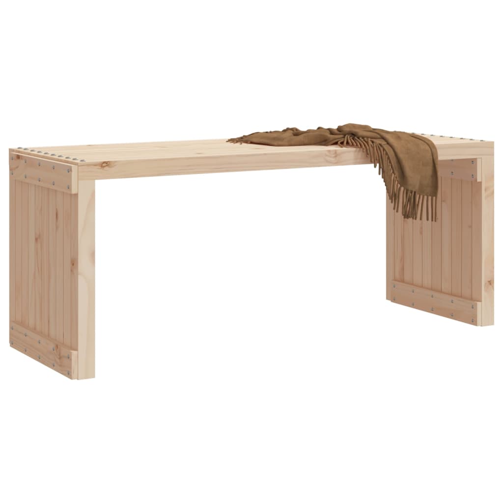 vidaXL Gartenbank Ausziehbar 212,5x40,5x45 cm Massivholz Kiefer