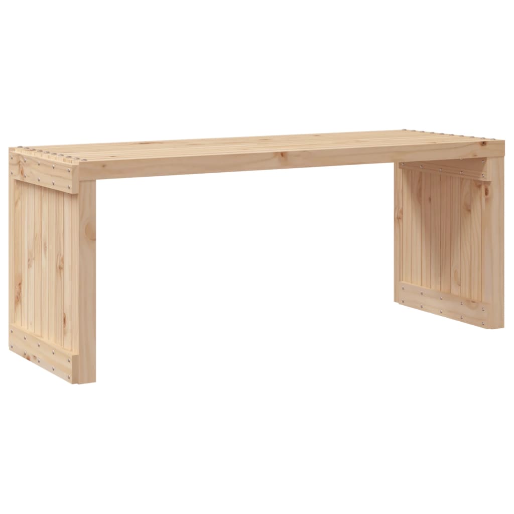 vidaXL Gartenbank Ausziehbar 212,5x40,5x45 cm Massivholz Kiefer