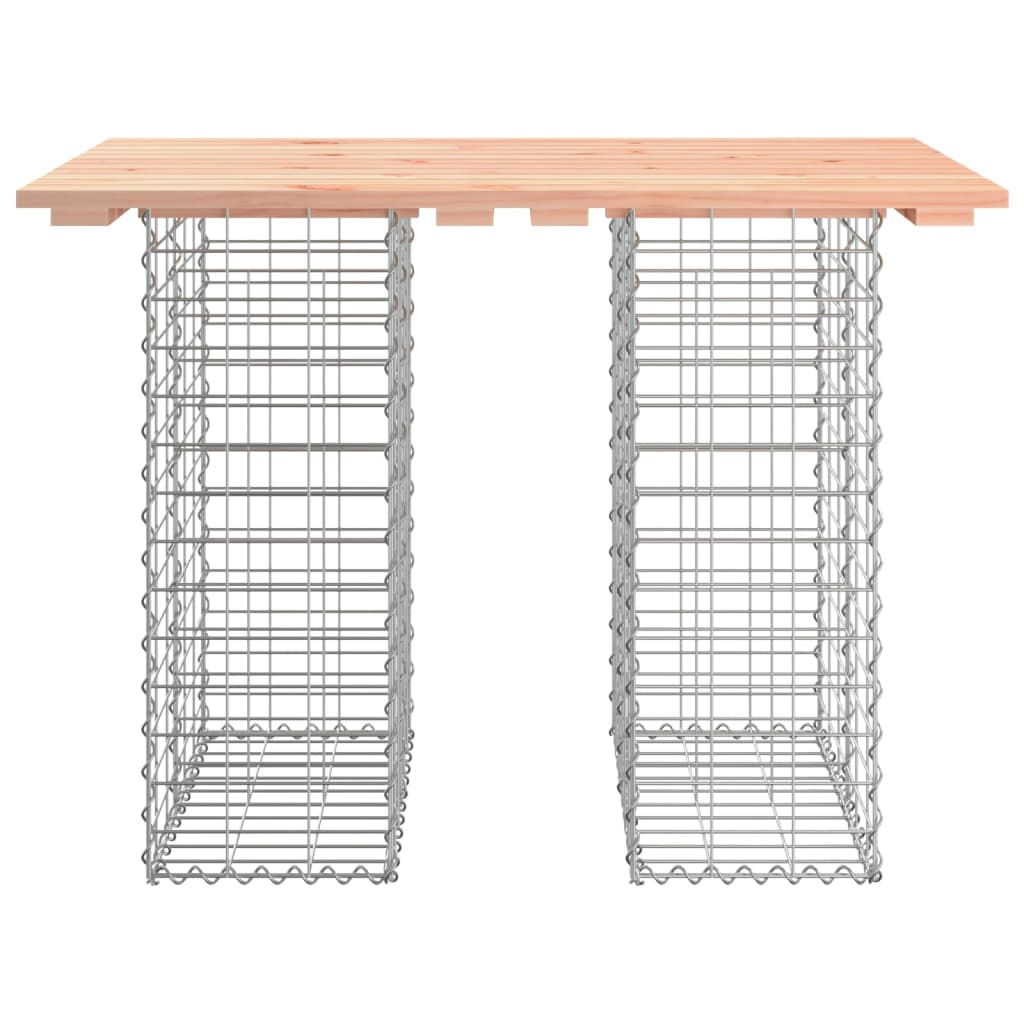 vidaXL Gartenbank aus Gabionen 100x70x72 cm Massivholz Douglasie