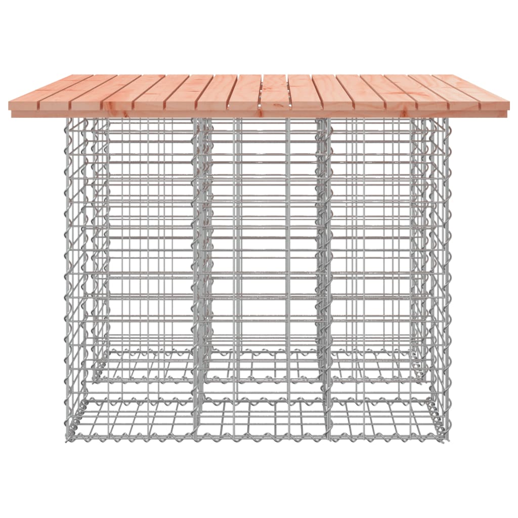 vidaXL Gartenbank aus Gabionen 100x102x72 cm Massivholz Douglasie