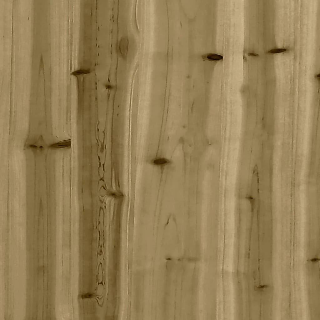 vidaXL Gartenbank aus Gabionen 183x41x60,5 cm Kiefernholz Imprägniert