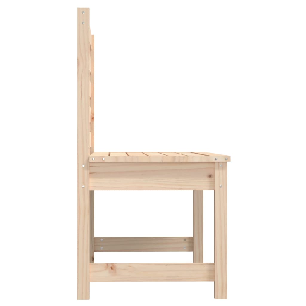 vidaXL Gartenbank 109 cm Massivholz Kiefer