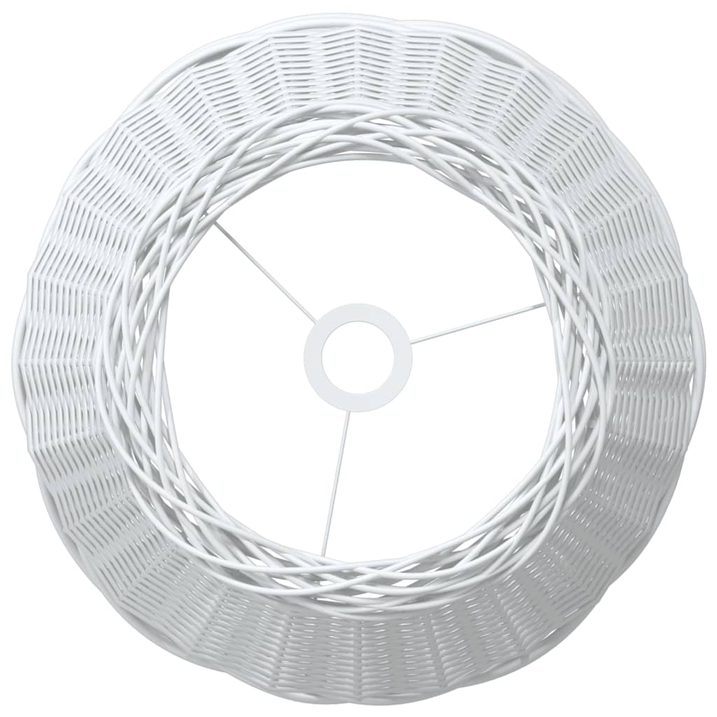 vidaXL Lampenschirm Weiß Ø50x30 cm Korbweide